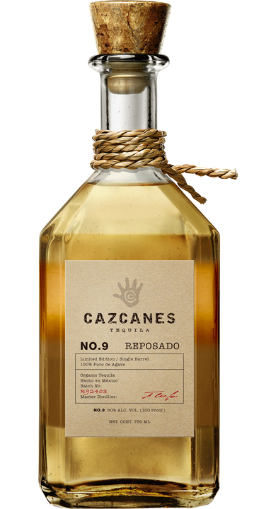 Bottle of Cazcanes No. 9 Reposado