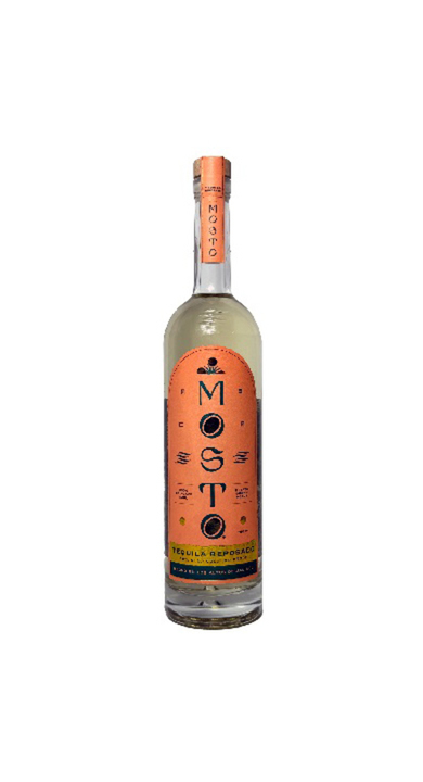 Bottle of Mosto Tequila Reposado