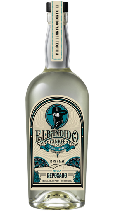 Bottle of El Bandido Yankee Reposado