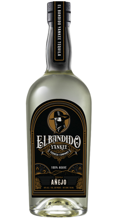 Bottle of El Bandido Yankee Añejo