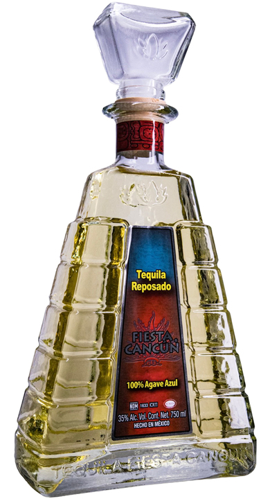 Bottle of Fiesta Cancun Tequila Reposado