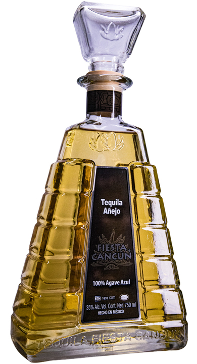 Bottle of Fiesta Cancun Tequila Añejo
