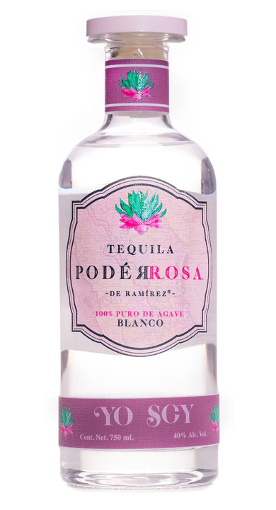 Bottle of PoderRosa Blanco